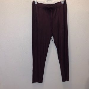 NWT Max & Mia Heather Wine super soft sweatpants